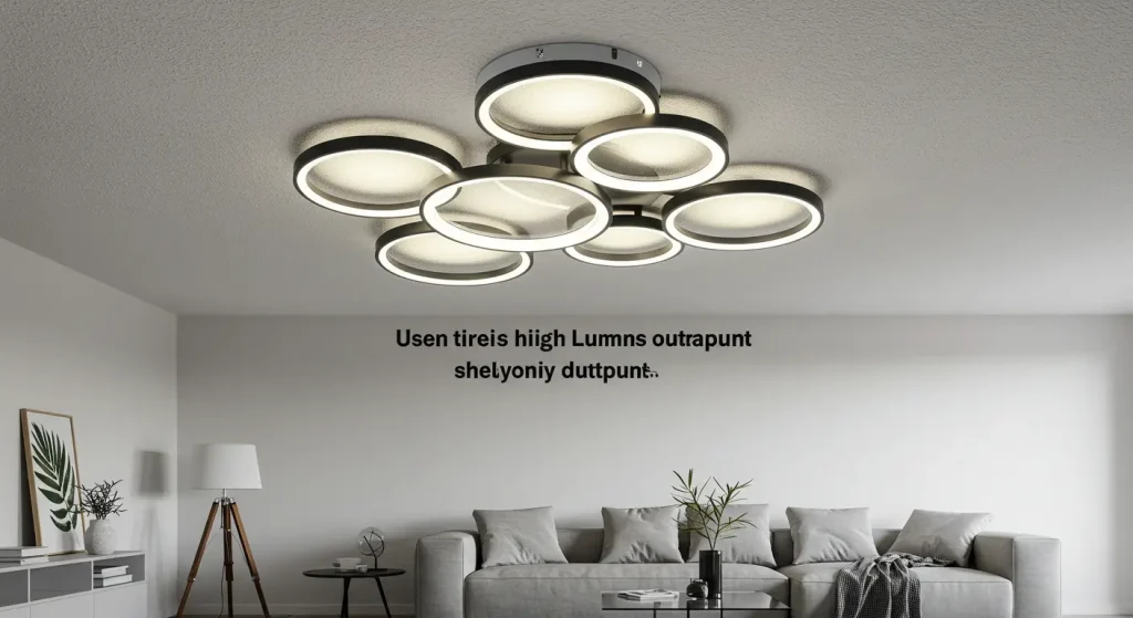 Stylish Ceiling Light High Lumens for Home Interior