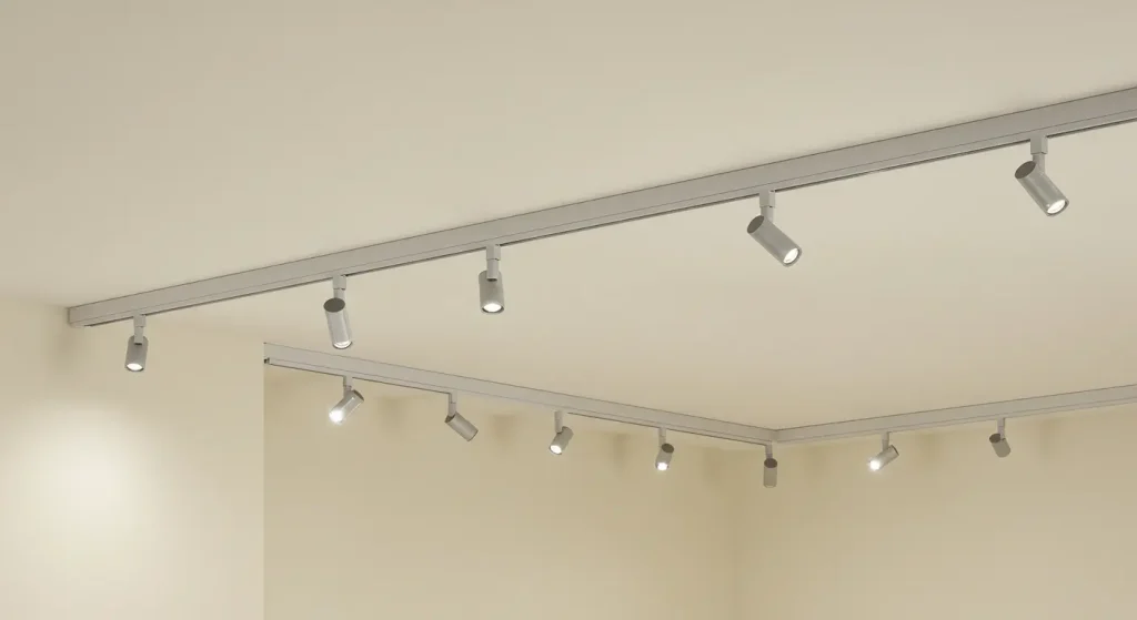 Discreet Magnetic Track Lights for Modern Spaces
