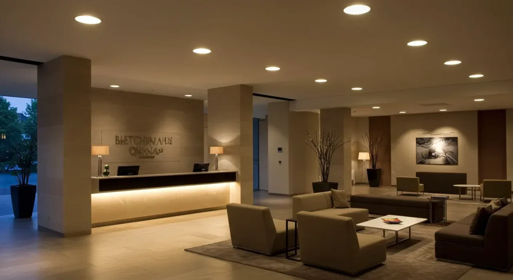 Hotels Low Glare Downlights Lighting