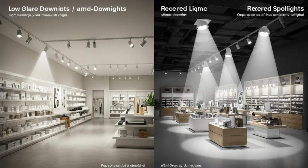 Low Glare Downlight Installation