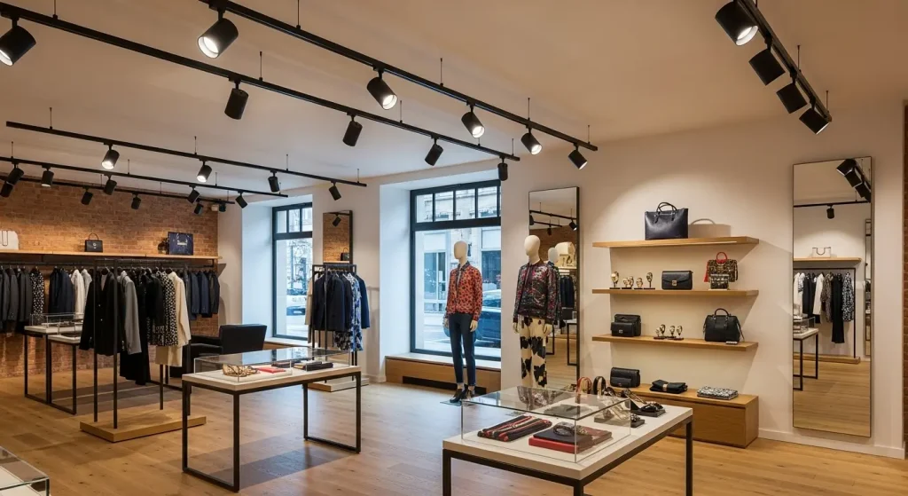 Commercial-Grade Track Lights for Retail