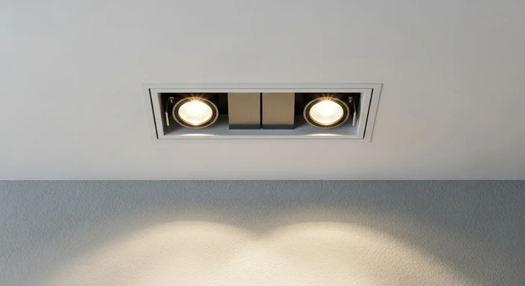 Dimmable Twin Recessed Ceiling Spotlights