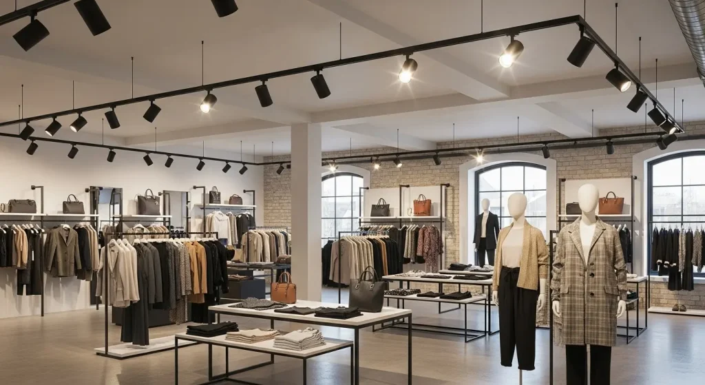 Retail Store LED Track Lighting System