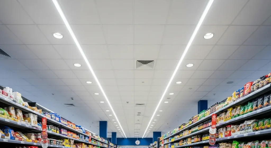 Supermarket Ceiling Downlight Lighting Solutions