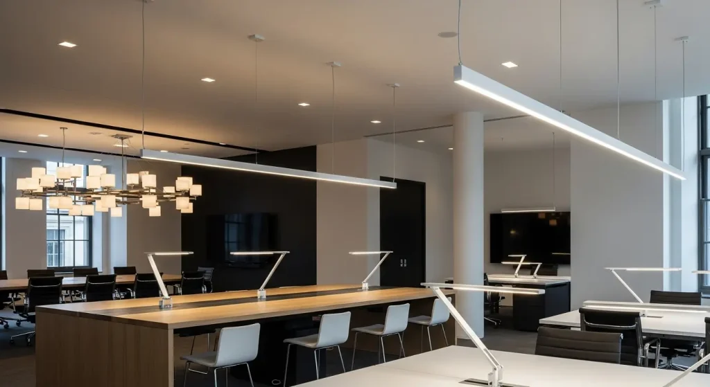 XHLUX provides contemporary office lighting solutions.