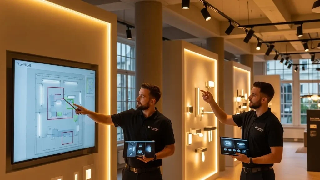 xhlux provides lighting solutions for commercial retail and office spaces.