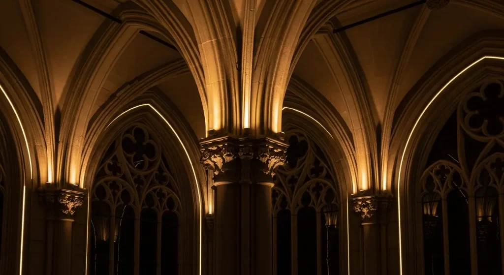 Gothic architectural lighting