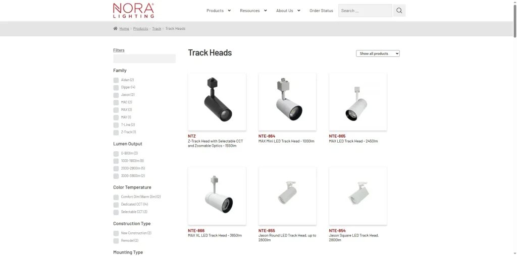 Nora Track Lighting