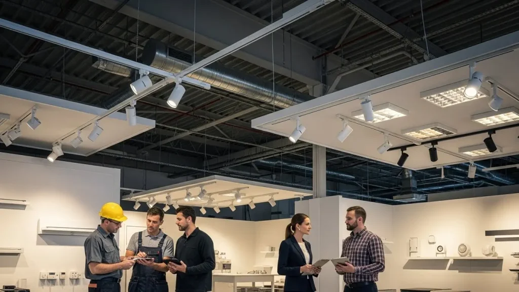xhlux lighting provides professional commercial LED track lighting systems